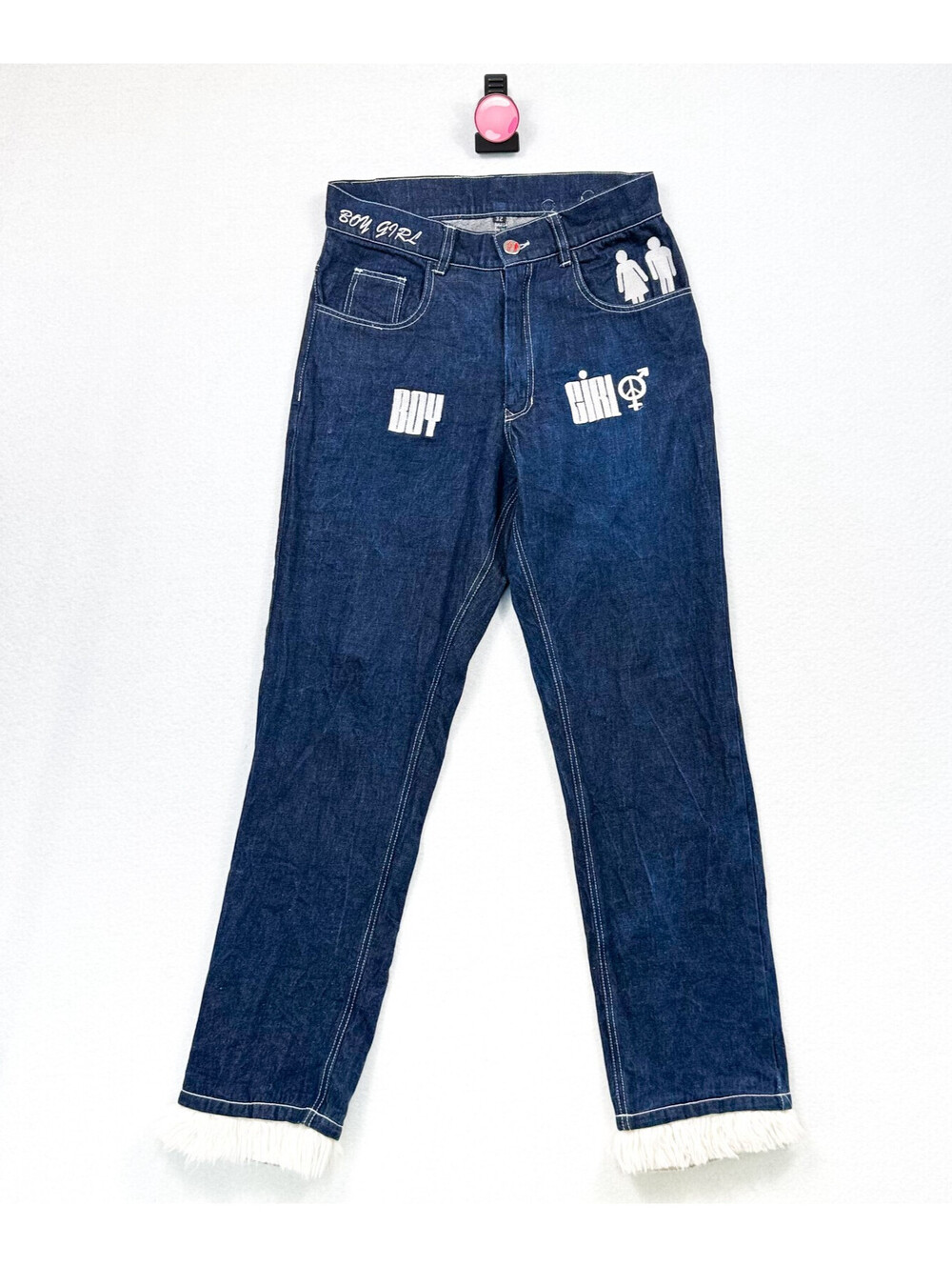 Boy Girl High Rise Streetwear Denim Women’s Size 32